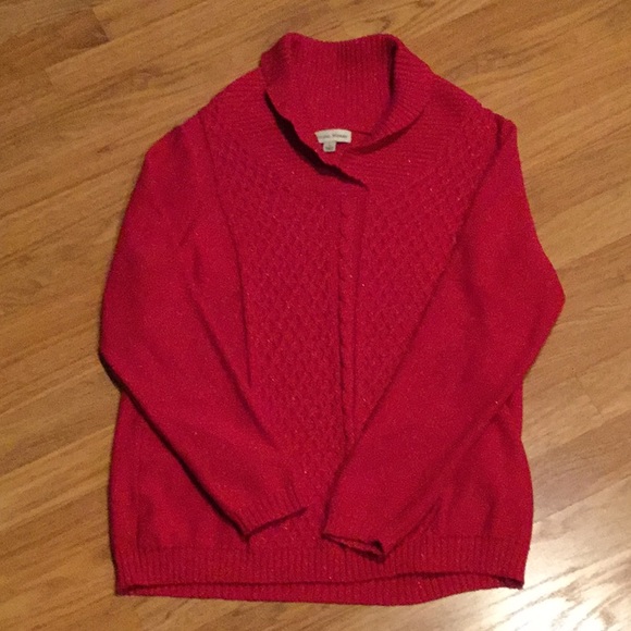Studio Works Sweaters - Studio Works Red Knit Sweater